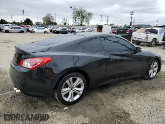 2010 Hyundai Genesis Coupe Grand Touring with VIN KMHHU6KH8AU034125, listed as a Copart auction lot 56064075 with 100,466 mi miles and Salvage title. Bid and sale history available at DreamBid. Image 3.