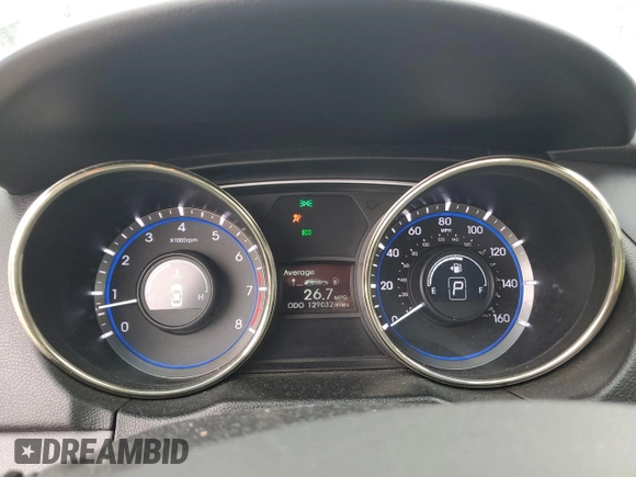 2012 Hyundai Sonata GLS with VIN 5NPEB4AC7CH481291, listed as a Copart auction lot 51923215 with 129,032 mi miles and Salvage Title. Bid and sale history available at carsss.com. Image 9.