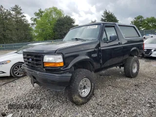 1995 Ford Bronco Custom с VIN 1FMEU15H3SLC00933, выставлен на аукционе Copart как лот 56737015 с пробегом 171 275 миль миль и Списание • Salvage title. История ставок и продаж доступна на DreamBid. Изображение 1.