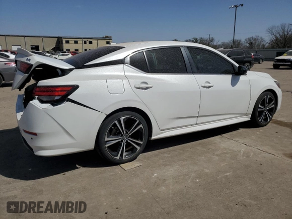 2023 Nissan Sentra SR with VIN 3N1AB8DV4PY311100, listed as a Copart auction lot 47260035 with 37,695 mi miles and Salvage Title. Bid and sale history available at DreamBid. Image 3.