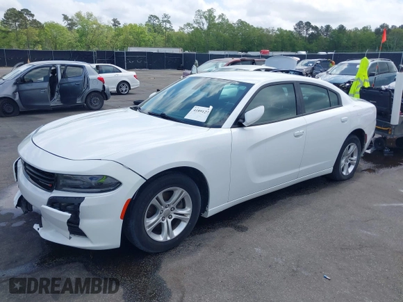 2020 Dodge Charger SXT with VIN 2C3CDXBG7LH100685, listed as a IAAI auction lot 41891270 with 129,277 mi miles. Bid and sale history available at carsss.com. Image 18.