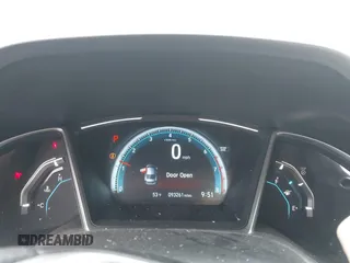 2017 Honda Civic Sedan EX-T with VIN 19XFC1F31HE005896, listed as a IAAI auction lot 41727874 with 93,261 mi miles. Bid and sale history available at carsss.com. Image 7.