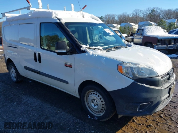 2018 Ram ProMaster City Cargo Van Tradesman with VIN ZFBERFAB2J6L82290, listed as a IAAI auction lot 41579509 with 51,559 mi miles. Bid and sale history available at carsss.com. Image 1.