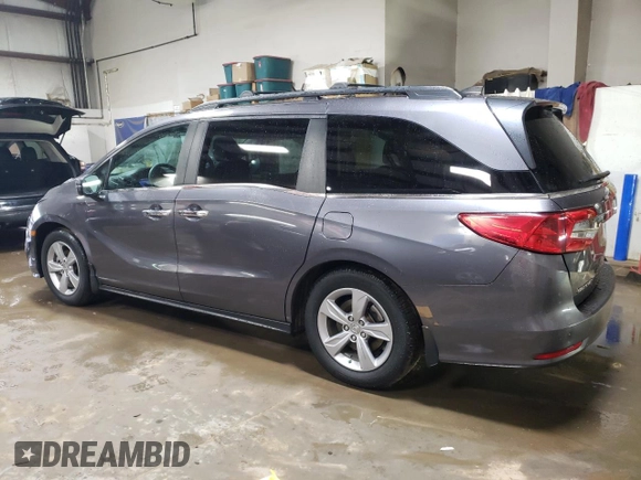 2019 Honda Odyssey EX with VIN 5FNRL6H50KB137381, listed as a Copart auction lot 46899985 with 78,407 mi miles and Salvage Title. Bid and sale history available at carsss.com. Image 2.