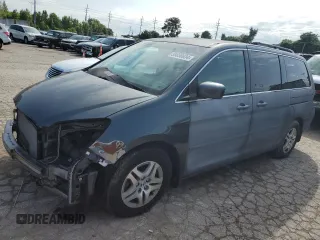 2005 Honda Odyssey EX with VIN 5FNRL38405B409311, listed as a Copart auction lot 55658634 with 189,322 mi miles and Clean Title. Bid and sale history available at carsss.com. Image 1.