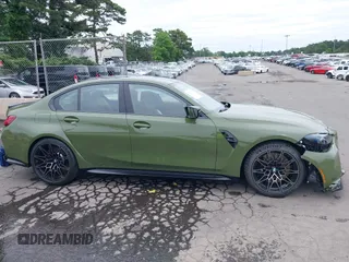 2025 BMW M3 Competition xDrive with VIN WBS33HJ01SFV12263, listed as a IAAI auction lot 42571639 with 187 mi miles and . Bid and sale history available at DreamBid. Image 13.