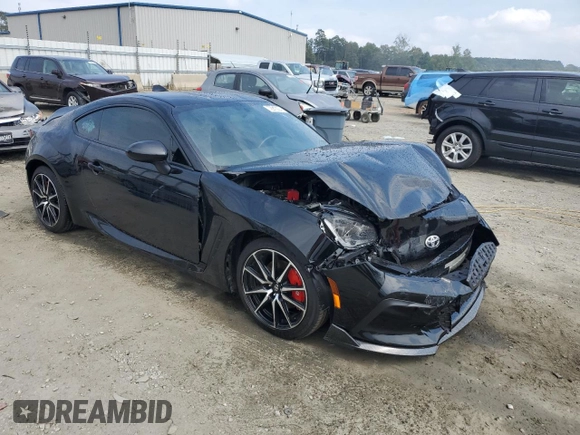 2023 Toyota GR86 with VIN JF1ZNBC13P8752642, listed as a Copart auction lot 72910224 with 12,098 mi miles and Salvage Title. Bid and sale history available at carsss.com. Image 4.