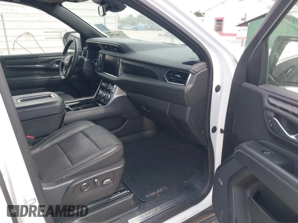 2023 GMC Yukon XL Denali with VIN 1GKS1JKL6PR355980, listed as a IAAI auction lot 41881760 with 1 mi miles. Bid and sale history available at carsss.com. Image 5.