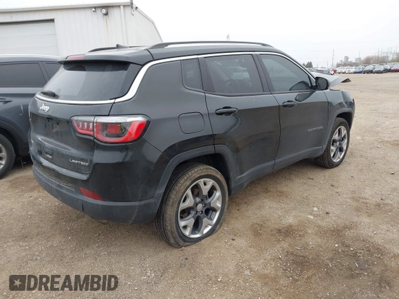 2020 Jeep Compass High Altitude с VIN 3C4NJDCB0LT128043, выставлен на аукционе IAAI как лот 42055727 с пробегом 53 081 миль миль и . История ставок и продаж доступна на DreamBid. Изображение 4.