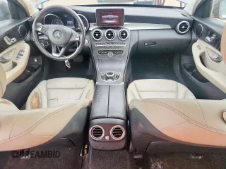 2017 Mercedes-Benz C 300 with VIN 55SWF4JB0HU231721, listed as a Copart auction lot 59524015 with 103,995 mi miles and Salvage title. Bid and sale history available at DreamBid. Image 8.