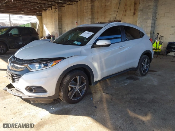 2022 Honda HR-V EX with VIN 3CZRU6H54NM771946, listed as a IAAI auction lot 41668430 with 29,102 mi miles. Bid and sale history available at carsss.com. Image 17.