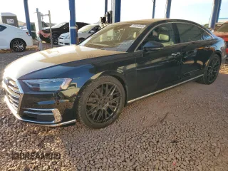 2019 Audi A8 L with VIN WAU8DAF88KN004021, listed as a Copart auction lot 55694355 with 70,361 mi miles and Clean Title. Bid and sale history available at carsss.com. Image 1.