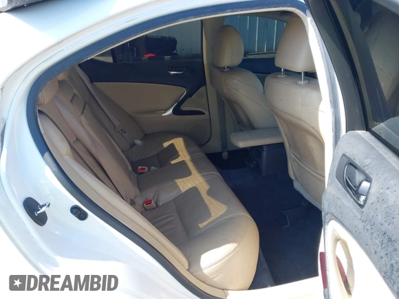 2008 Lexus IS 250 with VIN JTHBK262485066815, listed as a IAAI auction lot 42421330 with 222,058 mi miles and . Bid and sale history available at DreamBid. Image 8.