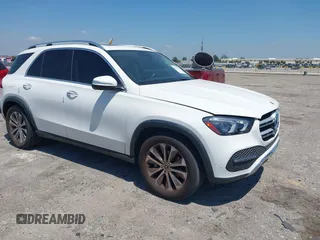 2022 Mercedes-Benz GLE 350 z VIN 4JGFB4JB5NA703411, wystawiony jako IAAI lot #42131968 z przebiegiem 28 254 mil mil oraz . Historia ofert i sprzedaży dostępna na DreamBid. Obrazek 1.