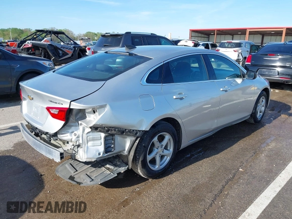 2016 Chevrolet Malibu LS with VIN 1G1ZB5ST7GF233685, listed as a IAAI auction lot 42065623 with 148,325 mi miles and . Bid and sale history available at carsss.com. Image 4.