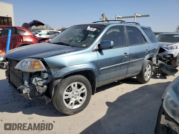 2005 Acura MDX Touring with VIN 2HNYD18815H550716, listed as a Copart auction lot 48341385 with 139,513 mi miles and Salvage Title. Bid and sale history available at carsss.com. Image 1.