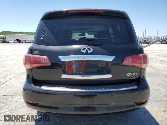 2014 Infiniti QX80 with VIN JN8AZ2NEXE9064208, listed as a Copart auction lot 57646125 with 181,361 mi miles and Clean title. Bid and sale history available at DreamBid. Image 6.