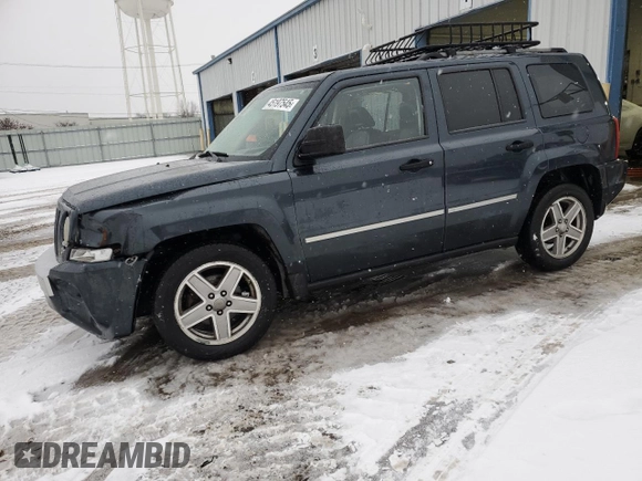 2008 Jeep Patriot Limited with VIN 1J8FT48W48D648696, listed as a Copart auction lot 45197545 with 210,250 mi miles and Salvage Title. Bid and sale history available at DreamBid. Image 1.