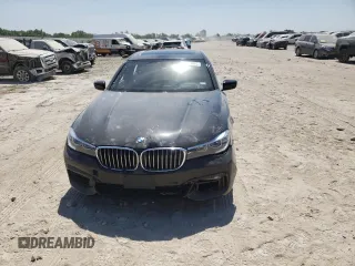 2017 BMW 7 Series 740i with VIN WBA7E2C53HG739785, listed as a Copart auction lot 62571063 with 0 mi miles. Bid and sale history available at carsss.com. Image 5.