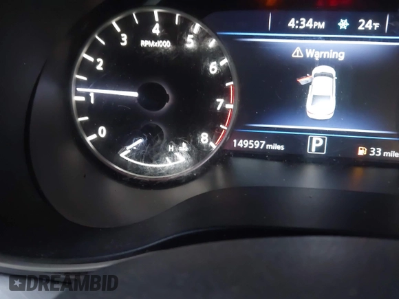 2017 Nissan Maxima SV with VIN 1N4AA6AP2HC360242, listed as a IAAI auction lot 41026077 with 149,597 mi miles and . Bid and sale history available at DreamBid. Image 7.