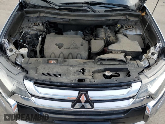 2016 Mitsubishi Outlander SE with VIN JA4AZ3A38GZ039195, listed as a Copart auction lot 59016905 with 174,470 mi miles and Salvage title. Bid and sale history available at DreamBid. Image 12.
