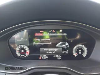 2021 Audi A5 S line Premium Plus z VIN WAUTAAF52MA037616, wystawiony jako IAAI lot #41847476 z przebiegiem 35 401 mil mil oraz . Historia ofert i sprzedaży dostępna na DreamBid. Obrazek 7.