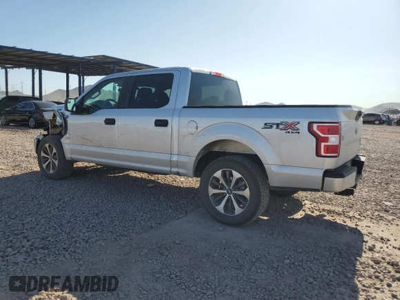 2019 Ford F-150 XL with VIN 1FTEW1EPXKKD82772, listed as a Copart auction lot 61176535 with 121,067 mi miles and Salvage title. Bid and sale history available at DreamBid. Image 2.