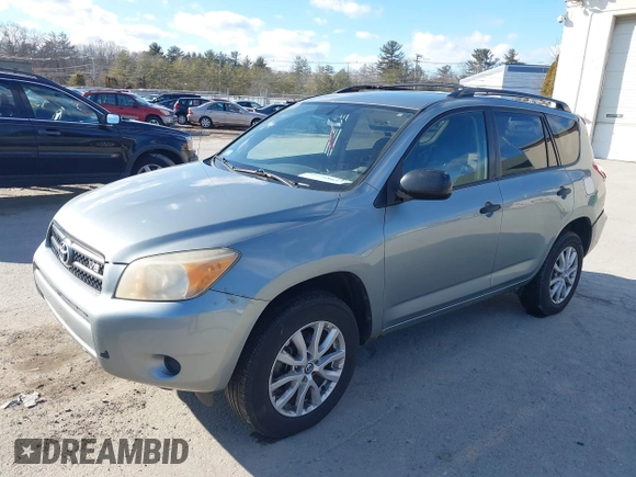 2008 Toyota RAV4 with VIN JTMBK33V486036696, listed as a IAAI auction lot 41718683 with 220,406 mi miles. Bid and sale history available at carsss.com. Image 2.