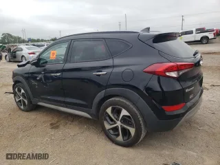 2017 Hyundai Tucson Limited with VIN KM8J3CA20HU596627, listed as a Copart auction lot 55928784 with 0 mi miles and Salvage Title. Bid and sale history available at carsss.com. Image 2.