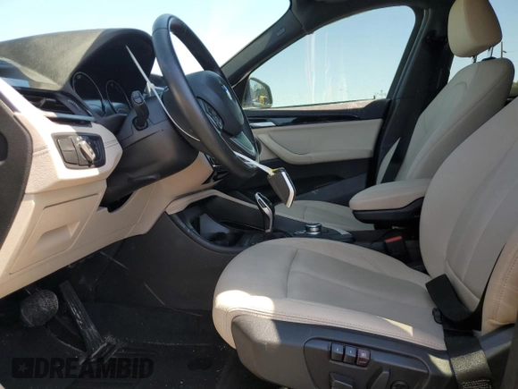 2022 BMW X1 sDrive28i with VIN WBXJG7C02N5V40225, listed as a Copart auction lot 47688195 with 42,430 mi miles and Salvage Title. Bid and sale history available at carsss.com. Image 7.