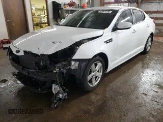 2015 Kia Optima LX with VIN KNAGM4A75F5640302, listed as a Copart auction lot 43641325 with 95,606 mi miles and Salvage Title. Bid and sale history available at DreamBid. Image 1.