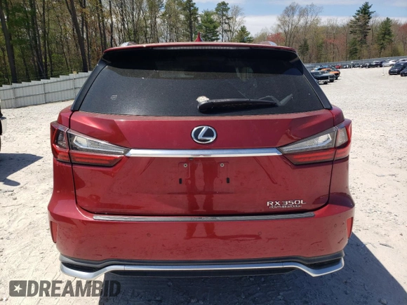 2018 Lexus RX 350L Premium z VIN JTJDZKCA2J2007851, wystawiony jako Copart lot #55207045 z przebiegiem 54 926 mil mil oraz Szkody całkowita. Historia ofert i sprzedaży dostępna na DreamBid. Obrazek 6.