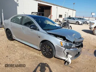 2017 Mitsubishi Lancer ES with VIN JA32U2FU5HU009900, listed as a IAAI auction lot 41315879 with 132,324 mi miles. Bid and sale history available at carsss.com. Image 1.