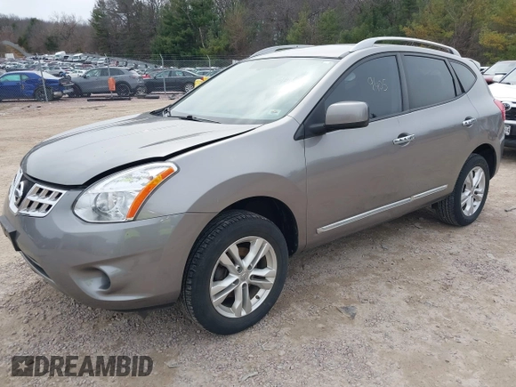 2013 Nissan Rogue SL with VIN JN8AS5MV1DW125484, listed as a IAAI auction lot 41929405 with 130,811 mi miles and . Bid and sale history available at DreamBid. Image 2.