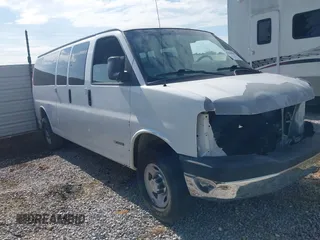 2006 Chevrolet Express Passenger with VIN 1GAHG39U161100741, listed as a IAAI auction lot 42606645 with Not provided miles and . Bid and sale history available at DreamBid. Image 1.