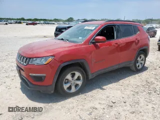 2017 Jeep Compass Latitude with VIN 3C4NJCBB7HT652700, listed as a Copart auction lot 60346185 with 42,997 mi miles and Salvage title. Bid and sale history available at DreamBid. Image 1.