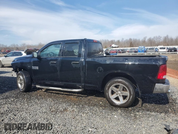 2014 Ram 1500 Tradesman with VIN 1C6RR7FTXES445128, listed as a Copart auction lot 46241655 with 169,301 mi miles and Salvage Title. Bid and sale history available at carsss.com. Image 2.