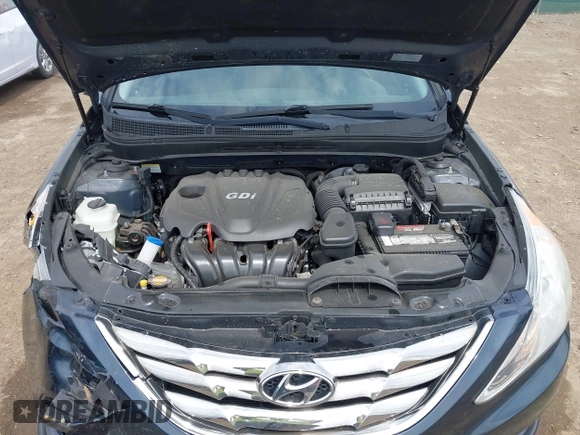 2012 Hyundai Sonata 2.4L Limited PZEV with VIN 5NPEC4AC9CH433143, listed as a IAAI auction lot 42050027 with 87,682 mi miles. Bid and sale history available at carsss.com. Image 10.