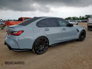 2023 BMW M3 Competition xDrive z VIN WBS43AY07PFP20074, wystawiony jako Copart lot #59305145 z przebiegiem 31 669 mil mil oraz Szkody całkowita. Historia ofert i sprzedaży dostępna na DreamBid. Obrazek 3.
