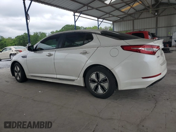 2012 Kia Optima Hybrid with VIN KNAGM4AD7C5018107, listed as a Copart auction lot 55116075 with 158,240 mi miles and Clean Title. Bid and sale history available at carsss.com. Image 2.