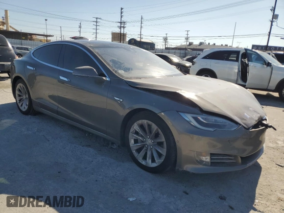 2016 Tesla Model S 90D with VIN 5YJSA1E20GF159926, listed as a Copart auction lot 46626625 with 104,247 mi miles and Salvage Title. Bid and sale history available at DreamBid. Image 4.