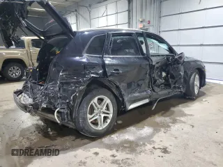 2018 Audi Q5 Premium with VIN WA1ANAFYXJ2164056, listed as a Copart auction lot 43848595 with 0 mi miles and Salvage Title. Bid and sale history available at carsss.com. Image 3.