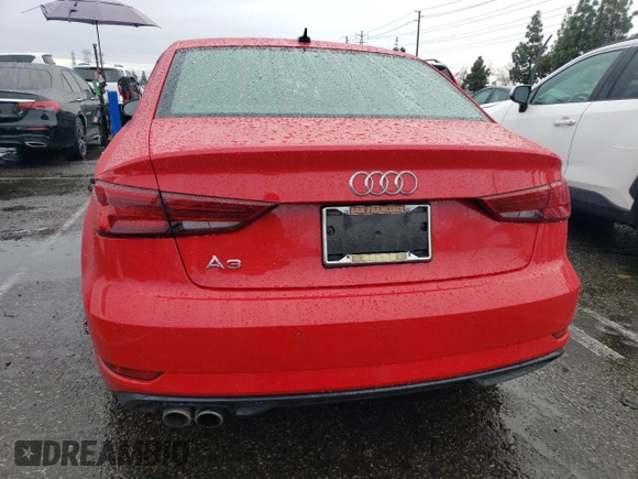 2020 Audi A3 Sedan Premium with VIN WAUAUGFF3LA099177, listed as a Copart auction lot 39413984 with 63,669 mi miles. Bid and sale history available at carsss.com. Image 6.