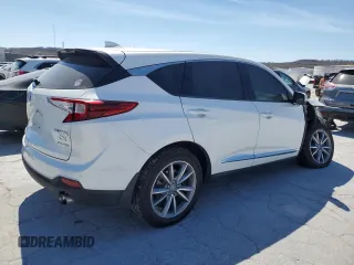 2020 Acura RDX w/Technology Pkg with VIN 5J8TC2H58LL003698, listed as a Copart auction lot 48678204 with 47,390 mi miles. Bid and sale history available at carsss.com. Image 3.