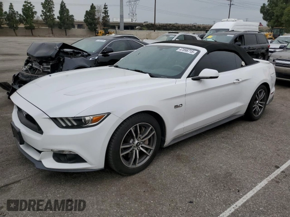 2016 Ford Mustang GT Premium with VIN 1FATP8FF1G5333992, listed as a Copart auction lot 47896715 with 89,661 mi miles and Salvage title. Bid and sale history available at DreamBid. Image 1.