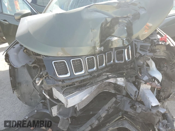 2020 Jeep Compass Limited with VIN 3C4NJDCB0LT155968, listed as a Copart auction lot 55809245 with Not provided miles and Salvage title. Bid and sale history available at DreamBid. Image 12.