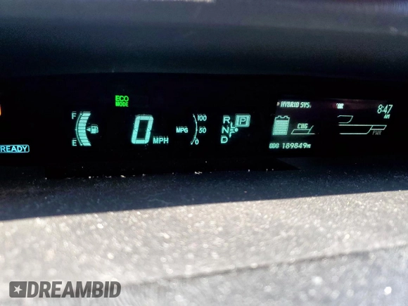 2011 Toyota Prius I with VIN JTDKN3DU2B5314490, listed as a Copart auction lot 56679365 with 189,849 mi miles and Clean Title. Bid and sale history available at DreamBid. Image 9.
