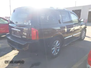 2009 Infiniti QX56 with VIN 5N3AA08C89N904326, listed as a IAAI auction lot 41380310 with 176,844 mi miles. Bid and sale history available at carsss.com. Image 4.