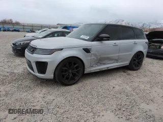 2022 Land Rover Range Rover Sport SVR with VIN SALWZ2RE2NA220101, listed as a Copart auction lot 54006325 with 24,809 mi miles and Salvage title. Bid and sale history available at DreamBid. Image 1.