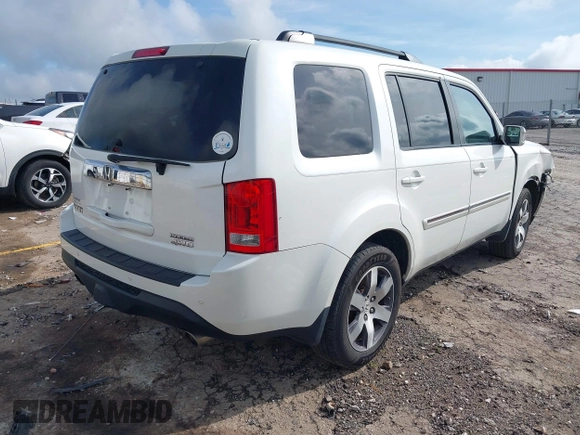 2013 Honda Pilot Touring z VIN 5FNYF4H99DB017351, wystawiony jako IAAI lot #42355167 z przebiegiem 122 191 mil mil oraz . Historia ofert i sprzedaży dostępna na DreamBid. Obrazek 4.